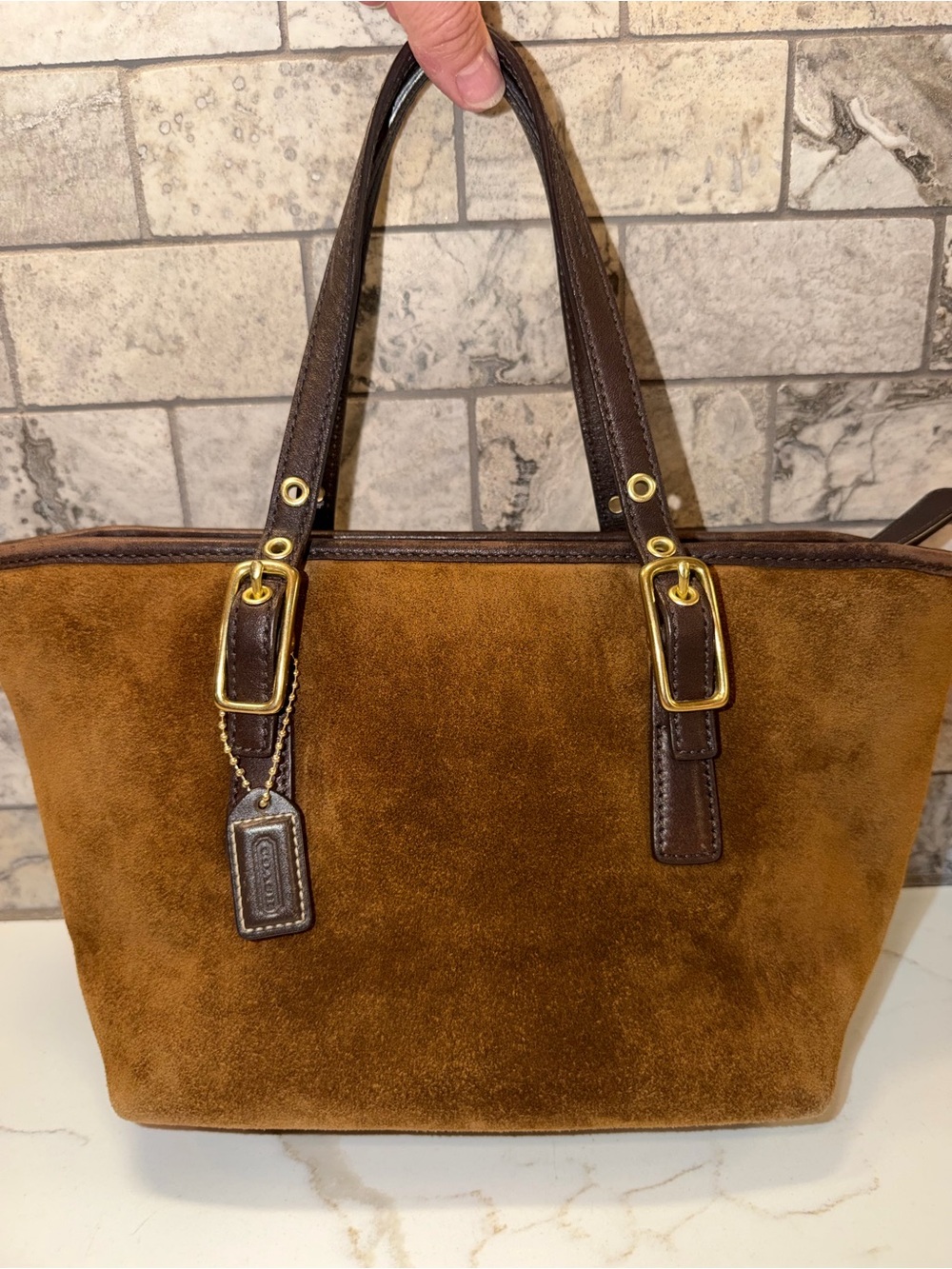 Coach Vintage 2002 Legacy West Market Tote in Tobacco